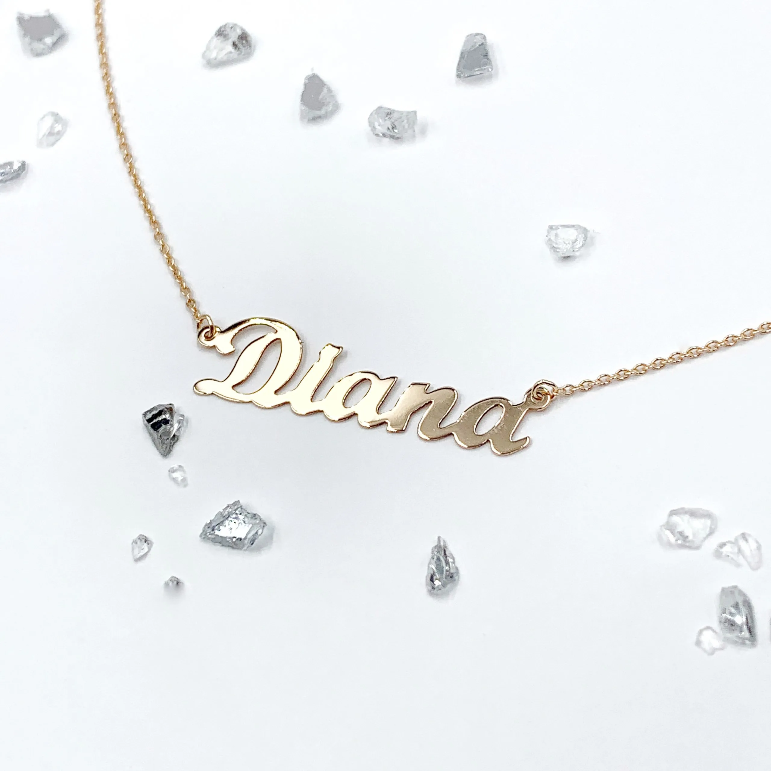 Золоте кольє Diana
